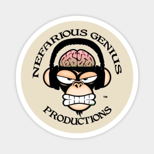 Nefarious Genius Productions Logo Magnet